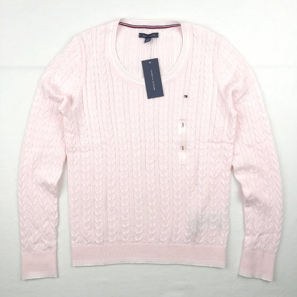 Tommy Hilfiger Women's Scoop Neck Sweater - Picture 2 of 7